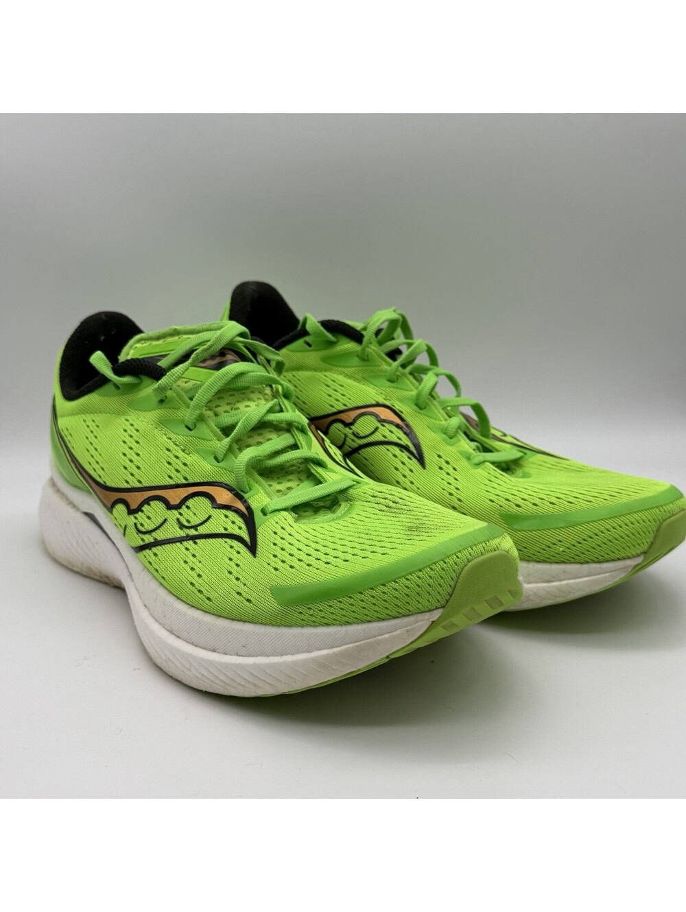 Saucony Endorphin Speed 3 Men's 12 Slime Gold Green Running Shoes S20756-36